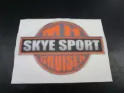 MISTY HARBOR 002122 SKYE SPORT CRUISER LOGO 6 1/8" X 4 1/5" RAISED DECAL BOAT