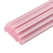 Mini Hot Glue Sticks for Glue Gun 0.28-inch x 4-inch Metallic Pink 12pcs