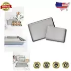 Efficient Nonstick Half Sheet and Quarter Sheet Pan Set - Easy Cleanup & Storage