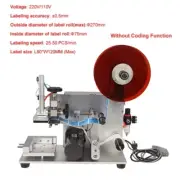 Semi-automatic Pneumatic Plane Flat Labeling Machine Bottle Coding Sticker