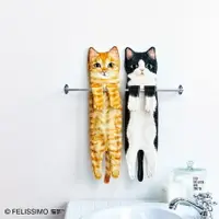 在飛比找樂天市場購物網優惠-【日本Felissimo】貓部 貓咪造型擦手巾 毛巾 玳瑁貓