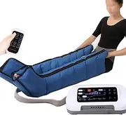 6 Cavity Lymphatic Drainage Air Compression Leg Massager, Electric Leg Massage Boots Pressotherapy Boots Circulation Improve Pain Relaxation QiuShuiDr