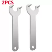 2x Silver 5/8"-11 Metal Angle Grinder Wrench Spanner Set