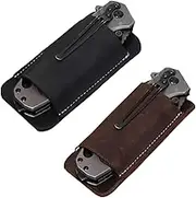 Retro Belt Carrying Leather Knife Scabbard Horizontally, Leather Knife Sheath, Horizontal Knife Sheath,Handmade Compact Draw Knife Holster for Belt,Gifts for Men