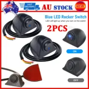 ON/Off DC12V Paste Type Switch 25.61" Cable Surface Mount Switch DIY Car Switch