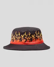 [Sanction] Sanction Toddlers' Scorched Reversible Bucket Hat in Black One Size Black