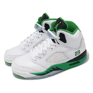 Nike 休閒鞋 Wmns Air Jordan 5 Retro 女鞋 男鞋 綠 白 Lucky Green DD9336-103