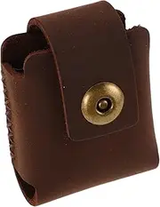 FOYTOKI Cowhide Lighter Case Large Lighter Holder Sleeve Full Grain Leather Cover Men's Wallet