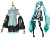 Vocaloid Hatsune Miku Costume Uniform Dress Anime Cosplay