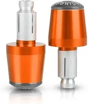 Handlebar Kits Motorcycle 22mm 7/8" Handbar Hand Bar Ends Cap Handle Grips for KT-MS 390 Duke 2012 2013 2014 2015 2016 2017 2018 2019 390DUKE (Color : Orange and Gray)