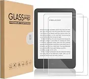 [2 Pack] T Tersely Tempered-Glass Screen Protector for 6" All-New Kindle 11th Generation 2024/2022, 10th Generation 2019, 6 inch, 9H Hardness HD Case-Friendly Film Screen Guard
