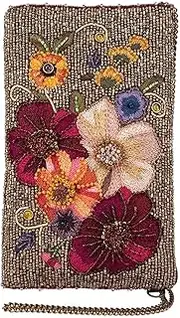 [MARY FRANCES] Budding Romance Phone Bag, Crossbody Bags for Women, Handmade Design, Women's Fashion, Coin Purse, Small Purse
