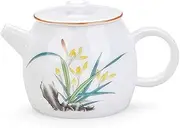 BAWHO Exquisite Simple Porcelain Teapot Single Pot Ceramic Kung Fu Tea Set Living Room Kitchen Home Tea Set Afternoon Tea Teapot