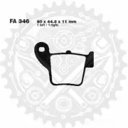 New FA346R EBC Brake Pads Sintered R For HM-Moto CRM-F 500 X