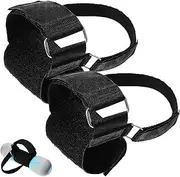 Abaodam 1Pair Adjustable Ankle Weight Straps Durable Fitness Attachment for Weight Lifting Exercises Secure Fit for Leg for Home Workouts and Strength Training
