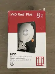 Western Digital WD Red Plus 8TB Internal Hard Drive HDD (‎WDBAVV0080HNC-WRSN)