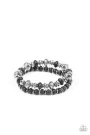 Paparazzi: Cactus Quest ~ Black Bracelet