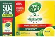 Disinfectant Biodegradable Multipurpose Wipes, Lemon Lime, 504 Wipes
