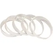 Aeroflow Alloy Pie Cuts 5Pc Makes 45Degbend 1D Tight Radius 4.00" O.D - AF8689-400