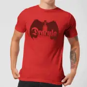 Universal Monsters Dracula Crest Men's T-Shirt - Red