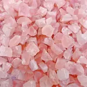 100g Minerals Pink Fish Tank Random Stone Rock Decoration Rose Quartz Crystals