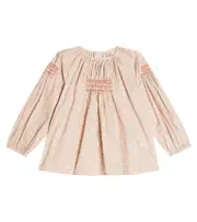 [Bonpoint] Bonpoint Poldie cotton blouse Y 14 multicoloured