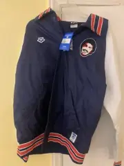 arena Mark Spitz Exclusive Skipper Icons Swimming Bomber Jacket $150 NEW XL
