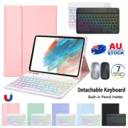For Samsung Galaxy Tab S9 11"/FE 10.9" Backlight Keyboard Case Cover With Mouse