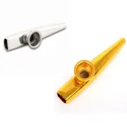 New Musical Instrument Kazoo Metal Harmonica Mouth Flute Kids Party Gift