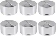 Metal Gas Stove Knobs,6 Pcs Gas Stove Knobs 6mm Cooker Control Range Oven Knob Burner Knob Gas Hob Switch Replacement Parts