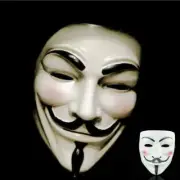 V for Vendetta White Mask Fawkes Anonymous Halloween Cosplay 5x pack