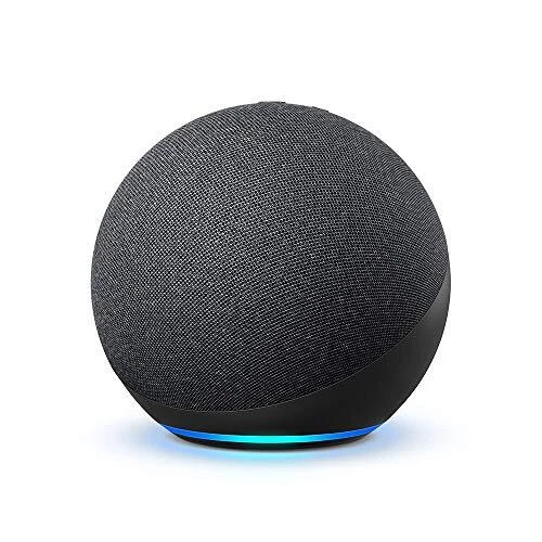 Echo 4th Generation Smart Speaker with Alexa Premium Smart Home Hub Charcoal