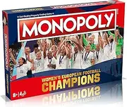 Winning Moves Women's European Football Champions Monopoly Board Game English Edition, Embark on The Road to Wembley acquiring Beth Mead and Lucy Bronze Roar Your Way Victory, Family for Ages 8 up
