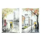 Folding 3 Panels Room Divider Screen Privacy - Street view