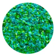 Edible Glitter PEACOCK FEATHER Cake Sparkles food decorating 1/4 oz OH SWEET ART