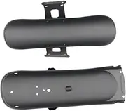 TIDTALEO Motorcycle Mud Flap Set Cg125 Black Easy to Install Enhance Protection Style