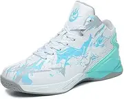 [TESWC] Men's Fashion Sneakers Breathable Running Shoes Arch Support Basketball Shoes Non Slip Sport Shoes