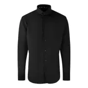 Aquascutum Plain Long Sleeve Black Shirt
