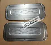 1961-1966 Ford F100 Truck Steel Lower Door Access panels Custom Stitch Design 2 (for: Ford)