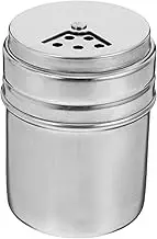 Stainless Steel Seasoning Bottle Portable Spice Shaker with Rotatable Cover Capacity Condiment Dispenser for Kitchen Multifunctional Storage for Spices and Seasonings