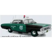 Iconic Replicas 1/43rd Scale Ford Galaxie 500 Police Car: New York City 1964