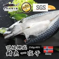 在飛比找ihergo愛合購優惠-免運!【大鯖魚夢工廠】頂級挪威鯖魚一夜干 250g (70入