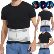 Lower Back Brace Lumbar Support Waist Belt Sciatica Joint Pain Relief Women Men