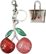 [BST3CBABY] Cherry Charm Cherry Bag Charm Purse Accessories Cherry Keychain for Women