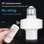 E27 Smart Lamp Holder Wireless Remote Control Switch Lamp Holder 220V Smart Time