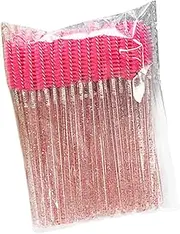 Disposable Eyelash Brushes Mascara Wands Eyebrow Applicator Lashes Extension Tools 50PCS Random Color Eyebrow Brush Eyebrow Castor Oil Brush Eyebrow Applicator Mascara Wands