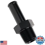 Podavelle 3/8 NPT Male to 1/2" Hose Barb Fitting Adapter Nipple Straight Alum