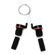 1 Pair Twist Bicycle Gear Shifters Bike Grip Speed Derailleur Bicycle Parts *h r