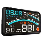 5.5in OBD2 Car HUD Digital Head Up Display Dashboard Speedometer Overspeed Alarm (for: Audi)