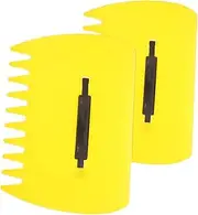 HANABASS 1 Pair Fall Leaf Clip Garden Rake Rake for Gardening Yard Leaf Collector Yard Leave Collector Lawn Tool Yellow Plastic